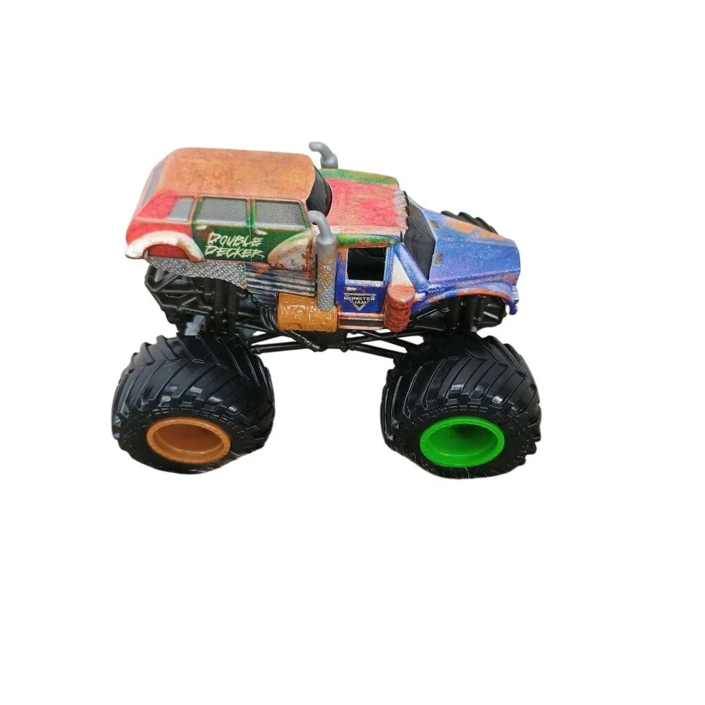 Hot Wheels Monster Truck‎ Double Decker Die-Cast Vehicle Multicolor 1:64 Scale